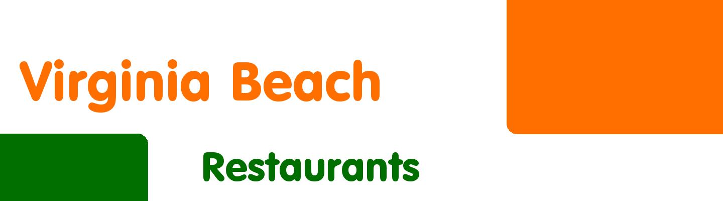 Best restaurants in Virginia Beach - Rating & Reviews